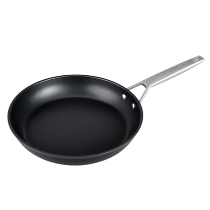 MsMk 7 inch Small Frying Pan Skillet, Carbonize also Non-Stick Saute Pans, PFAS & PFOA Free Non-Toxic, Scratch-resistant, for Induction, Ceramic and Gas Cooktops All Stovetops, Dishwasher & Oven Safe