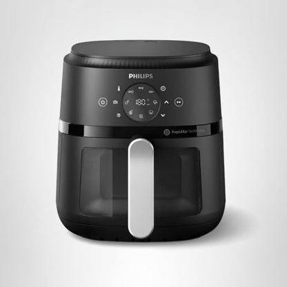 Philips Air Fryer 2000 Series - 13-in-1 functions, 6.6 Quarts, Compact Design with Cooking Window, Black, (NA231/00)