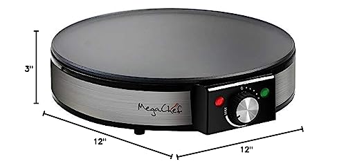 The MegaChef Crepe and Pancake Maker Breakfast Griddle