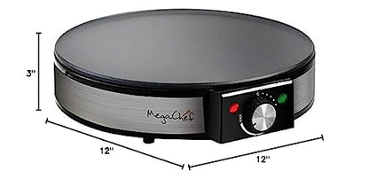 The MegaChef Crepe and Pancake Maker Breakfast Griddle