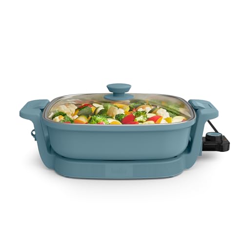 bella Fits-Anywhere™ SAUTE Make & Take Skillet, Non-Toxic, Ceramic, Surf
