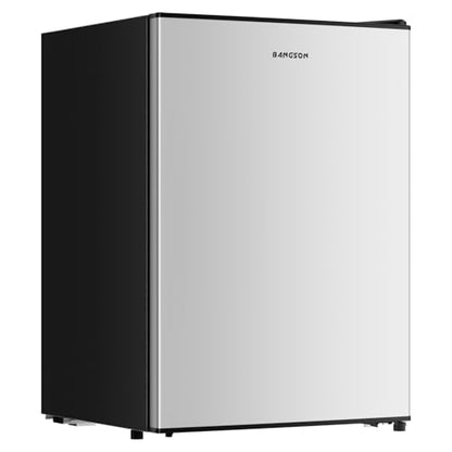 BANGSON Mini Refrigerator for Dorm Bedroom, Compact Fridge, Energy-efficient, Low Noise