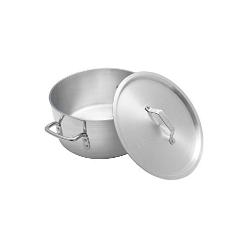 Thunder Group 14 Quart Aluminum Braiser with Lid