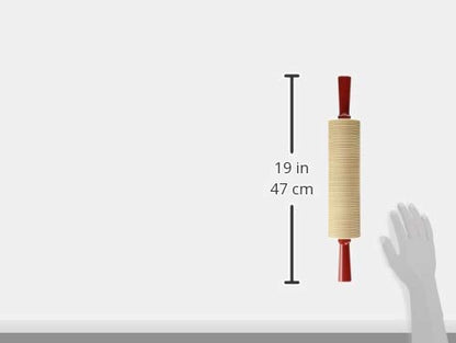 Bethany Housewares Wood Rolling Pin Corrugated Bulk