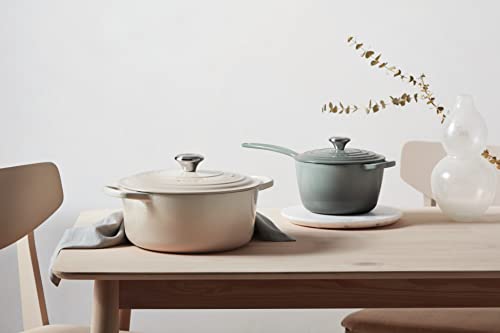 Le Creuset Enameled Cast Iron Signature Round Dutch Oven, 5.5 qt., Meringue