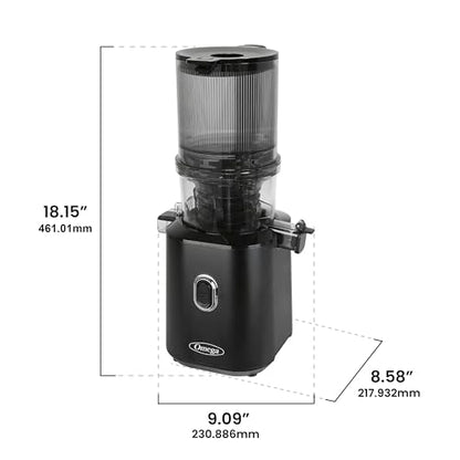 Omega Cold Press Juicer – Slow Masticating Hands Free Juicer Machine for Vegetables and Fruits with Wide Mouth Hopper for Whole Recipe Batch Juicing, Time Saving Series, Easy to Clean, 150-Watt Motor