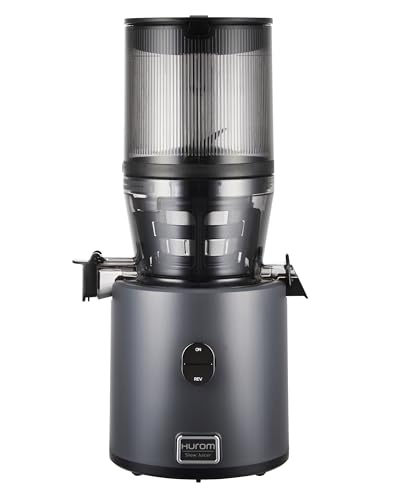 Hurom H330 Cold Press Juicer Machine — Charcoal — Self-Feeding Masticating Slow Juicer for Whole Fruits & Vegetables, Quiet Motor, BPA-Free, Easy Clean, Eco-Friendly, 15-Year Warranty, Made in Korea