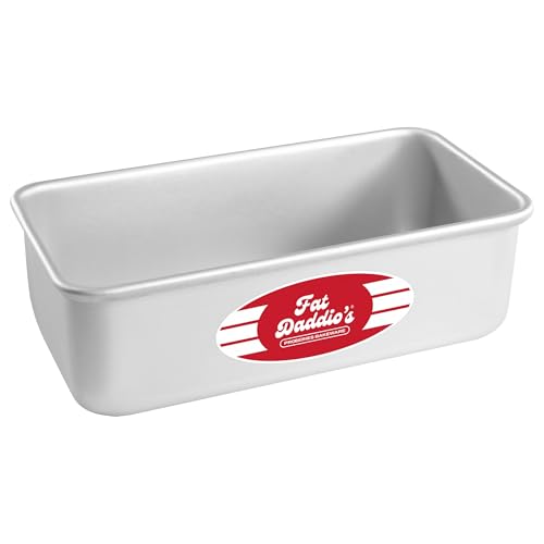 Fat Daddio's BP-5640 Anodized Aluminum Bread Loaf Pan, 5.5 x 3.125 x 2.375 Inch