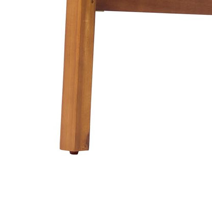Christopher Knight Home Balew Acacia Wood Patio Dining Set for 4, Solid Wood Outdoor Dining Table Set for 4, 5 Piece Outdoor Dining Set with Rectangular Table and Woven Rope Accents, Teak+Beige