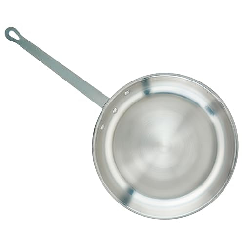 Winco Commercial-Grade Aluminium Fry Pan/Skillet, Mirror Finish, 14"