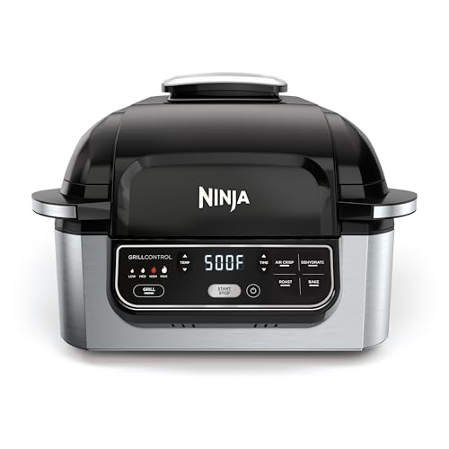 Ninja® Foodi® 5-in-1 XL Indoor Grill & Air Fryer, Black/Grey, AG301