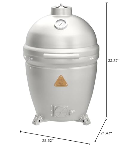 Blaze 20-Inch Cast Aluminum Kamado Grill - BLZ-20-KAMADO
