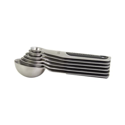 Farberware Professional Stainless SteelMeasuring Spoons Precision and Ease in Every Scoop, Features Magnetic Handles for Easy Storage, Dishwasher Safe
