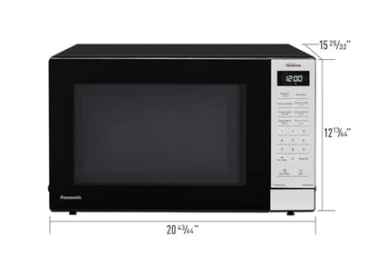 Panasonic 1.2 cu. ft. Inverter Microwave 1250W - NN-SN68QB (Renewed)
