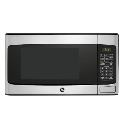 GE Countertop Microwave Oven, 950 Watt, 1.1 Cu. Ft., Stainless Steel