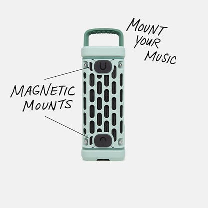 Turtlebox Ranger: Loud! Outdoor Portable Bluetooth 5.4 Speaker | Rugged, Waterproof, Ultra-Portable | Plays to 105db, Deep Bass, Shockproof, Unlimited Pairing for Full Stereo Experience, River Rock