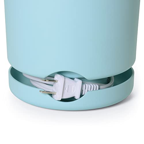Presto 04811 PopLite My Munch Hot Air Popcorn Popper - Personal Sized, Built-In Serving Bowl, Compact Design, 8 Cups, Blue