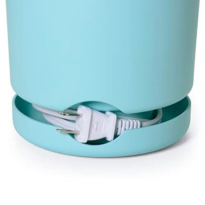 Presto 04811 PopLite My Munch Hot Air Popcorn Popper - Personal Sized, Built-In Serving Bowl, Compact Design, 8 Cups, Blue