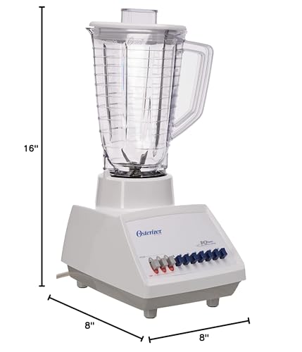 Mexican Classic Oster Galaxie Blender Made in Mexico Osterizer (White)