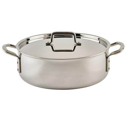 WINCO Tri-Ply Brazier, 12-quart, Silver
