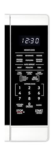 SHARP Countertop Microwave Oven with Removable 12.4" Carousel Turntable, 1100 Watt, 1.4 Cubic Feet, White