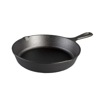 Lodge Seasoned Cast Iron Skillet 9 Inches - PFAS-Free, Non-Toxic Cookware - Use with an Oven, Stove, Grill, or Campfire - Naturally Non-Stick & Oven Safe