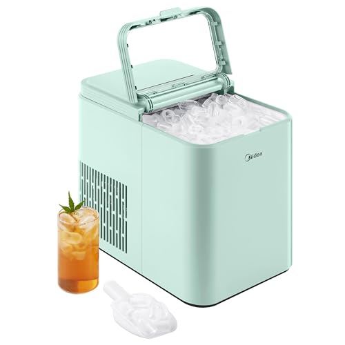 Midea 26lbs Countertop Bullet Ice Maker, Self-Cleaning, with Ice Scoop