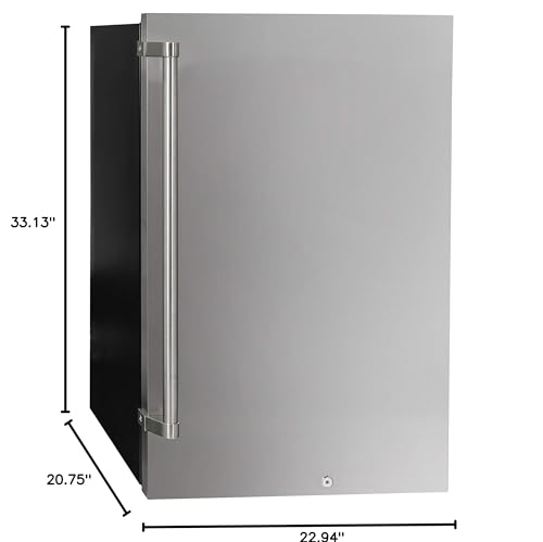 Danby 4.4 cu. ft. Outdoor Fridge in Stainless Steel DAR044A1SSO