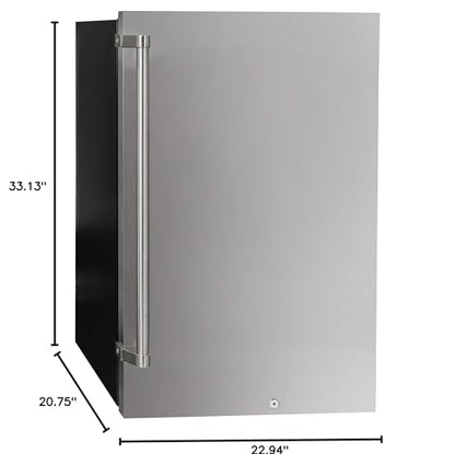 Danby 4.4 cu. ft. Outdoor Fridge in Stainless Steel DAR044A1SSO