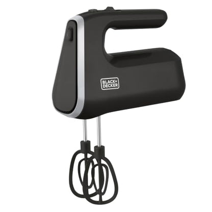 BLACK+DECKER Performance Helix 3.0 Hand Mixer, 350W, 5 Speeds, Black