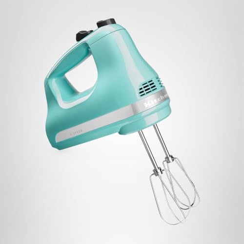 KitchenAid 5 Ultra Power Speed Hand Mixer, KHM512, Aqua Sky