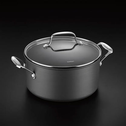 Cuisinart Chef's Classic 6-Quart PURELYCERAMIC™ Nonstick PFAS Free Hard-Anodized, Stockpot with Cover, 644C-24