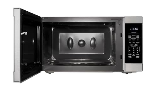 SHARP Countertop Microwave Oven with Removable 16.5" Carousel Turntable, 1200 Watt, 2.2 Cubic Feet, Stainless Steel