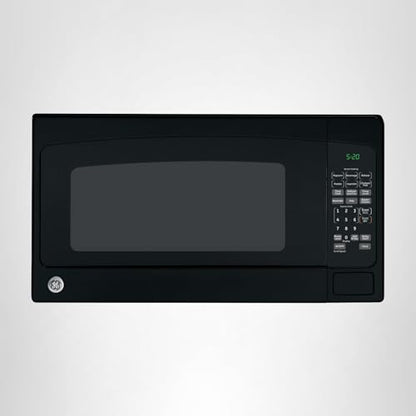 GE Countertop Microwave Oven, 1,200-watt Capacity, 2.0 Cubic Ft., 8 Auto Setting Cooking Settings, Child-Lock Technology, Kitchen Essentials for the Countertop, Dorm Room or Apartment, Black