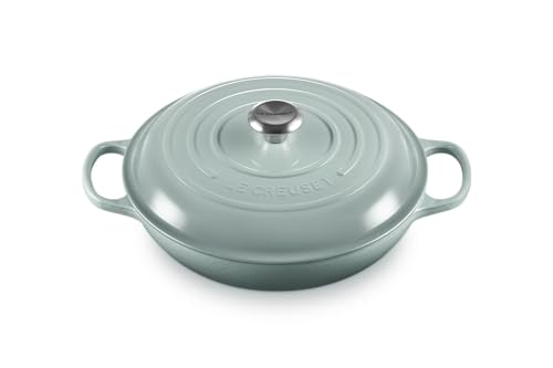 Le Creuset Enameled Cast Iron Signature, 9-Piece Cookware Set, Sea Salt