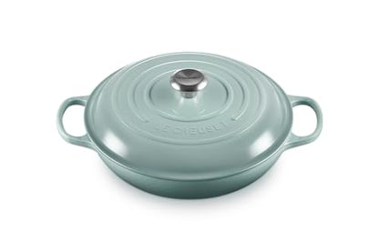 Le Creuset Enameled Cast Iron Signature, 9-Piece Cookware Set, Sea Salt
