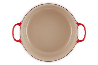 Le Creuset Enameled Cast Iron Signature Round Dutch Oven, 13.25 qt., Cerise
