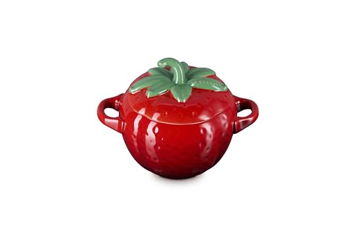 Le Creuset Stoneware Strawberry Mini Cocotte, 19 oz., Cerise