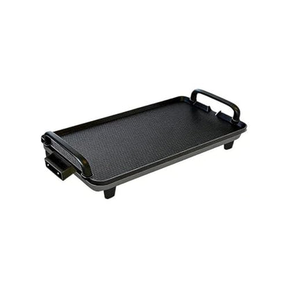 Rectangular Electric Griddle, 1400W, Non-Stick Cooking Surface, 5 Adjustable Temperatures, Dishwasher Safe, Smokeless Indoor Grill, Black