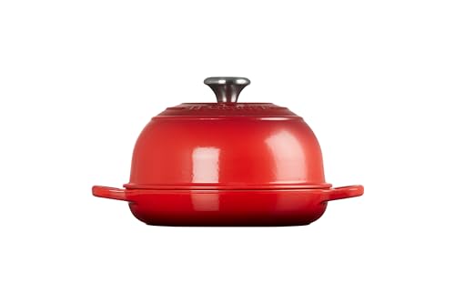 Le Creuset Enameled Cast Iron Signature Round Bread Oven, 9.5 inch, Cerise