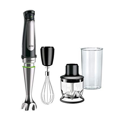 Braun MultiQuick MQ7025X Immersion Blender, Faster, Finer Blending