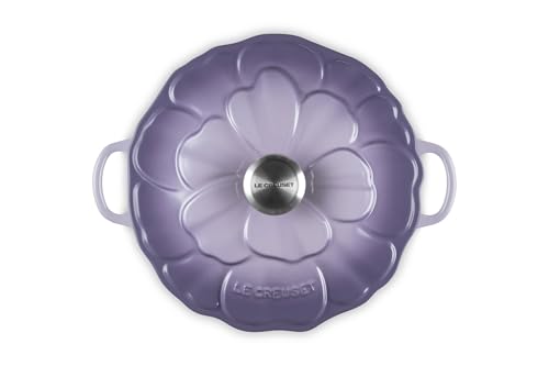 Le Creuset Enameled Cast Iron Signature Petal Braiser, 2.25 qt., Provence w/Stainless Steel Knob