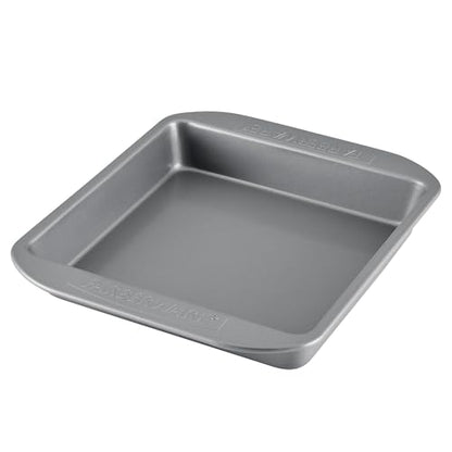 Farberware Nonstick Bakeware 9x9 Baking Pan, Square Cake Pan, Gray