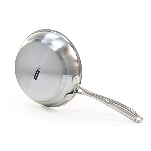 Chantal Induction 21 Steel 8 Piece Cookware Set with Ceramic Coated Fry Pans, 8 pc Set