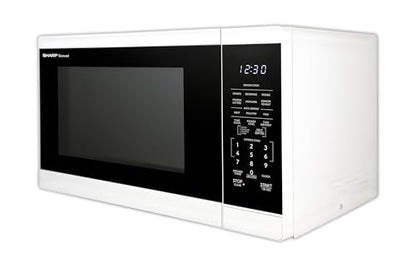 SHARP Countertop Microwave Oven with Removable 12.4" Carousel Turntable, 1100 Watt, 1.4 Cubic Feet, White