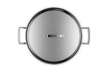 Le Creuset Stainless Steel Classic 3-Ply Stockpot, 10qt