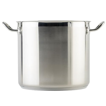 Winware Stainless Steel 16 Quart Stock Pot with Cover, Silver