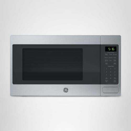 GE Countertop Microwave Oven, 1150 Watt, 1.6 Cu. Ft., Stainless Steel