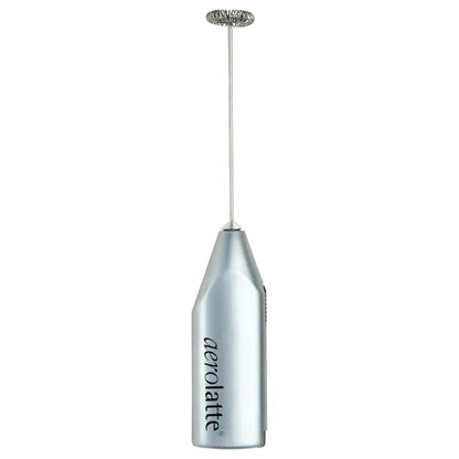 Aerolatte Steam-Free Milk Frother, Satin Finish, 18/8 Stainless Steel Whisk, BPA-Free Plastic Housing, Batteries Included