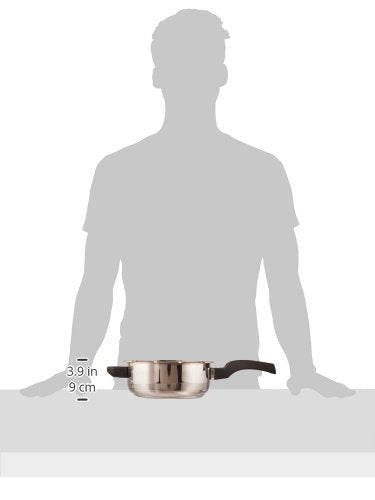 PRESTIGE PRDA3 Prestige 3L Alpha Deluxe Induction Base Stainless Steel Pressure Cooker, 3.0-Liter